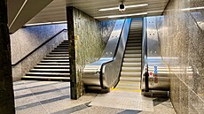 Znovuotev�ený vestibul metra linky C na Florenci. (31. ledna 2025)