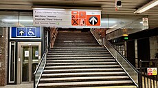 Znovuotev�ený vestibul metra linky C na Florenci. (31. ledna 2025)