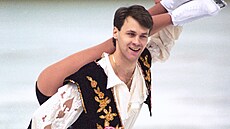 Ru�tí krasobrusla�i Jevgenija �i�kovová a Vadim Naumov v roce 1996.