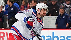 eský útoník Filip Chytil v dresu New York Rangers