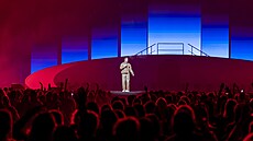 Leoš Mareš na vystoupení v O2 areně