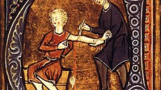 Pou�t�ní �ilou bylo ve st�edov�kém léka�ství b�nou praxí.