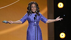 Oprah Winfreyová na p�edávání NAACP Image Awards (b�ezen 2024)
