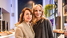Tatiana Dyková a Jana Plodková na premiéře druhé řady seriálu Případy mimořádné...