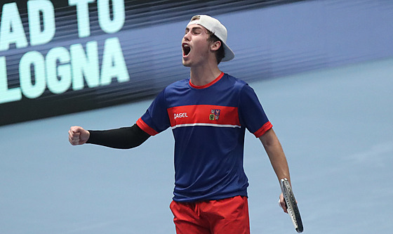 Maxim Mrva se hecuje v kvalifikaci Davis Cupu s Koreou.