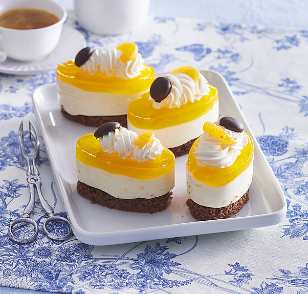 Mini bavarois s mandarinkami