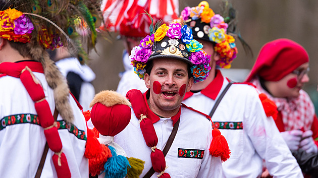 Masopust v Herálci vyniká tradi�ními a propracovanými maskami.