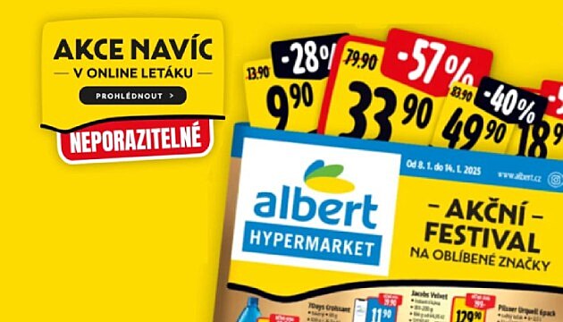 Ak�n� n�kupy a skv�l� recepty m�te s Albertem v�dy po ruce