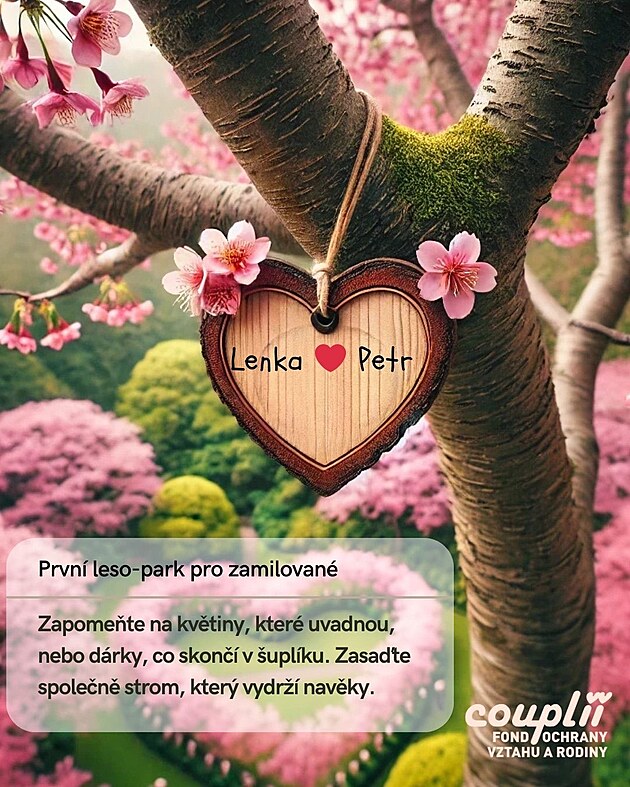 Za�ijte Valent�n jinak: darujte m�sto kv�tiny strom a bu�te sou��st� prvn�ho...