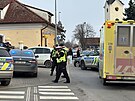 Z�sah jednotek IZS v Doln�ch Po�ernic�ch po dopravn� nehod� (6. �nora 2025)