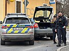 Z�sah policie u nehody po honi�ce v Doln�ch Po�ernic�ch v Praze (6. �nora 2025)