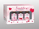 Romantická sada tí vonných olej by mohla být skvlým dárkem na Valentýna....