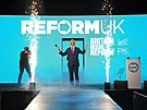 Pedseda britské strany Reform UK Nigel Farage (1. února 2025)