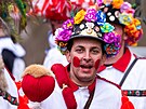 Masopust v Her�lci vynik� tradi�n�mi a propracovan�mi maskami.