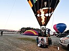 Sout� horkovzdu�ných balón� Pohár Jaroslava Ha�ka v Kej�lici. (1. února 2025)