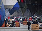 Sout� horkovzdu�ných balón� Pohár Jaroslava Ha�ka v Kej�lici. (1. února 2025)