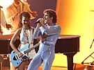 Benson Boone na cenách Grammy v Los Angeles (2. února 2025)