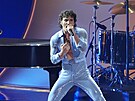 Benson Boone na cenách Grammy v Los Angeles (2. února 2025)