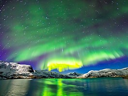 Norsko je jedním z nejlep�ích míst, kde m��ete být sv�dky polární zá�e....