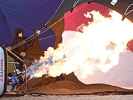 Sout� horkovzdu�ných balón� Pohár Jaroslava Ha�ka v Kej�lici. (1. února 2025)