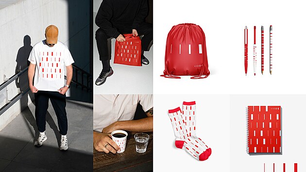 Svisl� ��ry z loga Brna se po revizi vizu�ln� identity nov� roz���� na jeho reklamn� p�edm�ty.