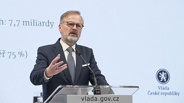 Tiskov� konference k programu dostupn�ho n�jemn�ho bydlen� v �R. Petr Fiala (ODS). (6. �nora 2025)