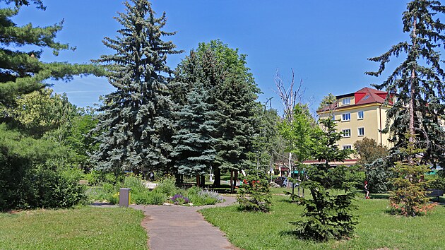 Park Na Solidarit� v Praze na sn�mku z roku 2018