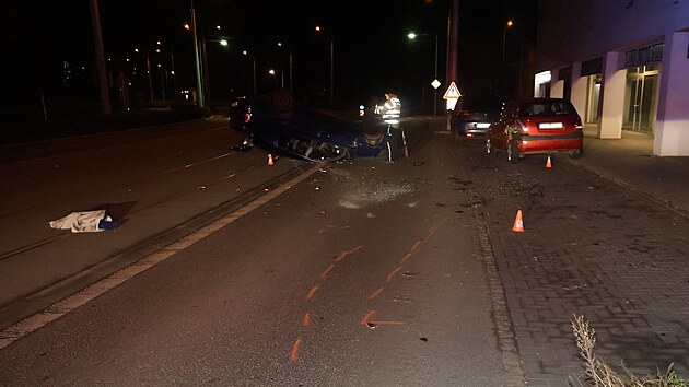 Nehoda mladistv�ho �idi�e v Olomouci. (8. �nora 2025)