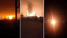 Nejmén� �trnáct ruských ropných za�ízení se od za�átku války stalo ter�em...