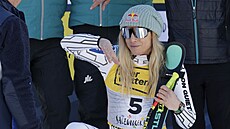 Ester Ledecká po tetím míst ve sjezdu na MS.