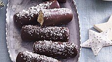 Kokosové ty�inky v �okolád�