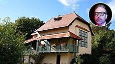 Vrný svému pvodu si Brauner poídil jako letní byt mlýn v Roztokách u Prahy,...
