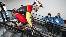 Snímek z DownMall závodu z roku 2015