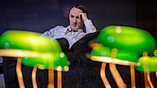 Micha� Partyka (Roger) v inscenaci Szymanowského opery Král Roger z produkce...