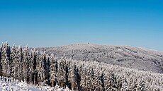 Borvková hora na hlavním hebeni Rychlebských hor