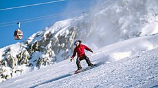 Výborné podmínky tu najdou i snowboardisté.