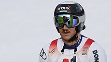 Jan Zabyst�an v cíli sjezdu na mistrovství sv�ta