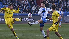 Ostravský úto�ník Filip Kubala v utkání proti Olomouci