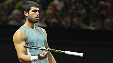 Carlos Alcaraz ve finále rotterdamského turnaje