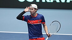 Maxim Mrva hecuje diváky v kvalifikaci Davis Cupu s Koreou.