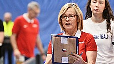 Trenérka �eských basketbalistek Romana Ptá�ková.