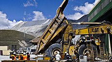 Tká technika v dole na m Antamina (15. ervna 2010)