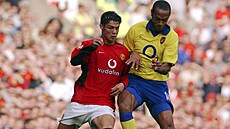 Portugalský fotbalista Cristiano Ronaldo b�hem své první sezony v Manchesteru...