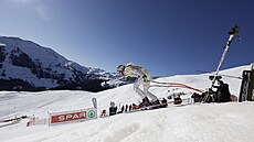 Ester Ledecká odstartovala do prvního tréninku v Saalbachu.