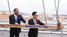 Sang-Hyeon Park, prezident a CFO mateské jihokorejské spolenosti Doosan...