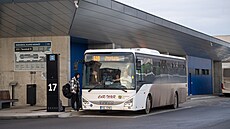 Pardubický Terminál B pro linkovou autobusovou dopravu (27. ledna 2025)