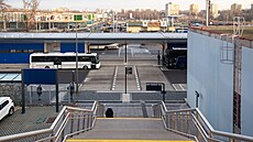 Pardubický Terminál B pro linkovou autobusovou dopravu (27. ledna 2025)