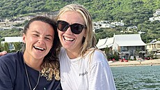 Zakladatelky Namale Adéla Bártová a Natálie Mahdalová (vlevo)