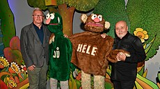 J� je ten zelený a mluví hlasem Ji�ího Lábuse. Medové Hele promlouvá skrz ústa...