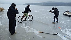 Extrémní závod na zamrzlém Lipn absolvovalo 68 bc. (8. února 2025)